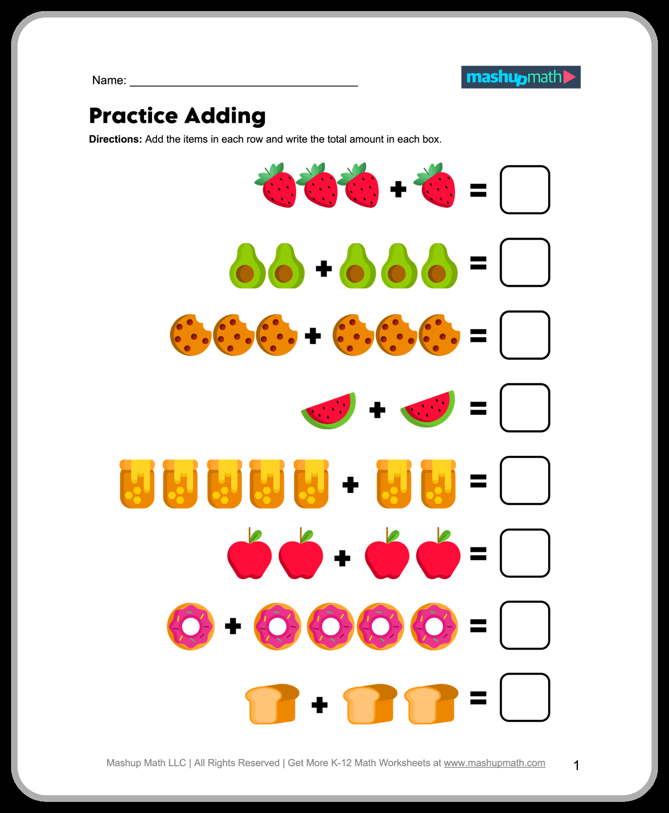 Free 1st Grade Math Worksheets Printable W Answers Mashup Math Free 1st Grade Math Worksheets Printable W Answers Mashup Math