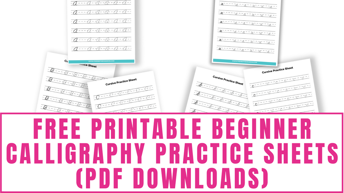Free Beginner Calligraphy Practice Sheets PDFs All Of TPK S Free Calligraphy Practice Worksheets A Master List The Postman S Knock