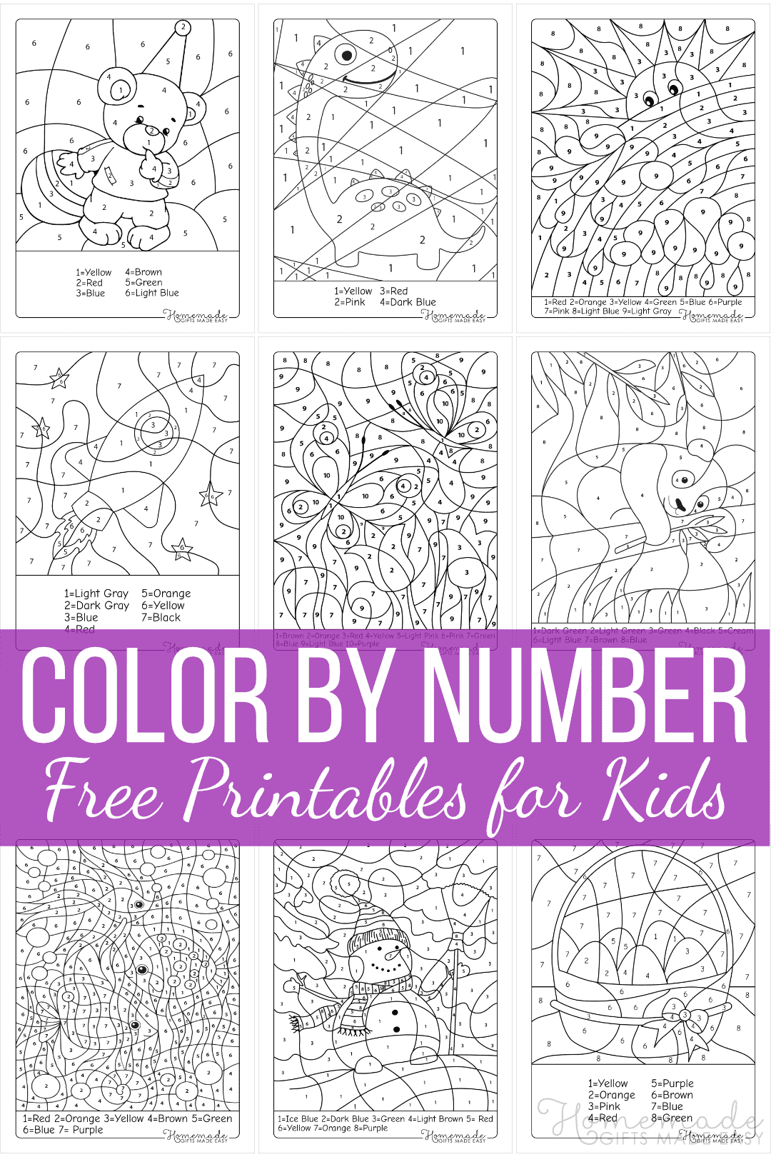 Free Color By Number Printables For Kids Free Printable Color By Number For Adults Algebra Coloring Pages