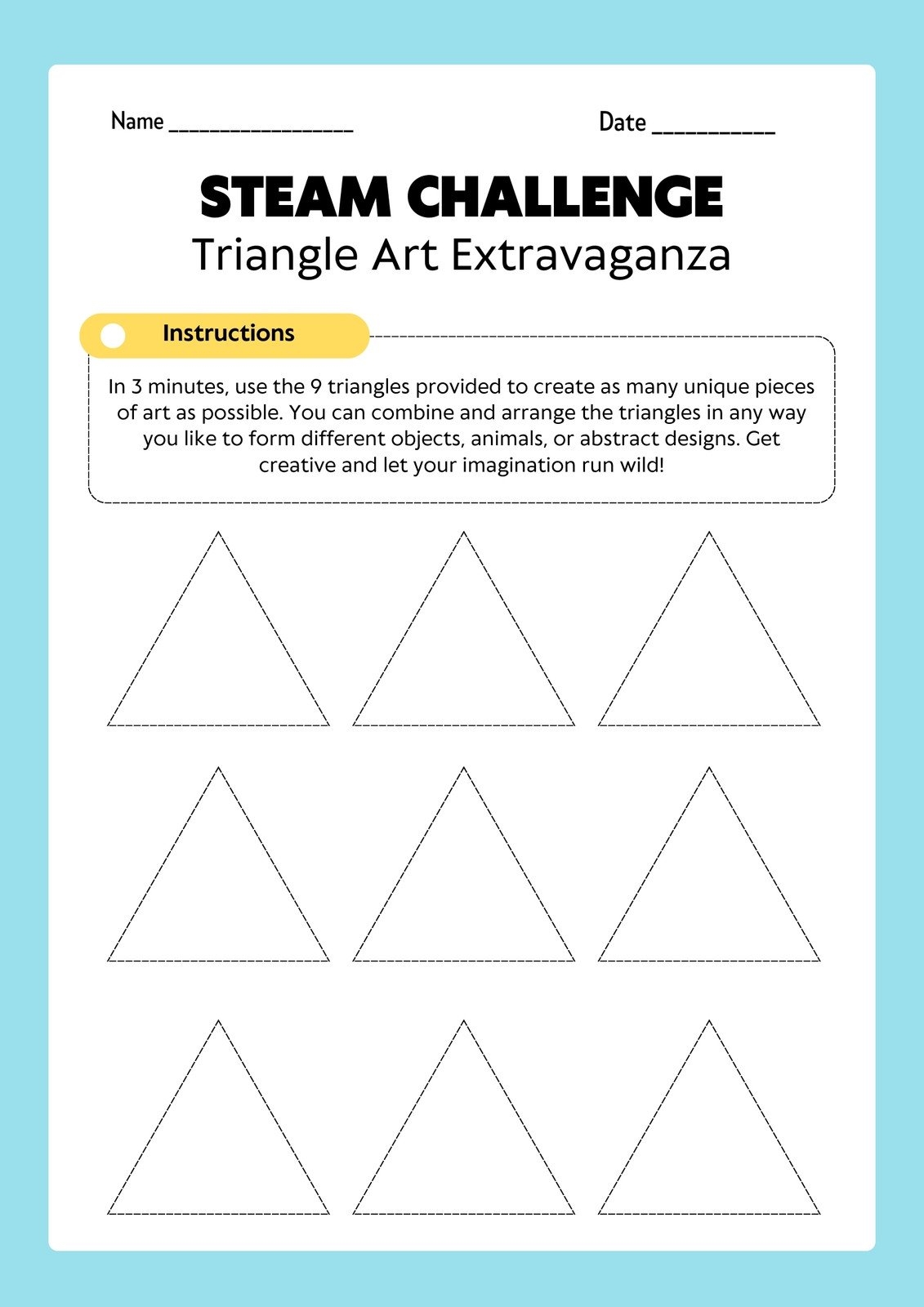 Free Custom Printable Art Worksheet Templates Canva Free Custom Printable Art Worksheet Templates Canva