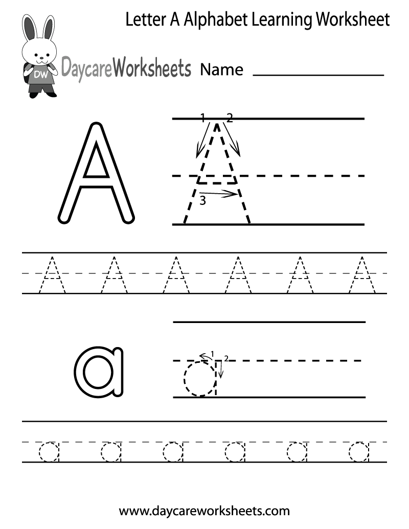 11 Letter A Worksheets For Preschool K Free Printables Literacy Learn