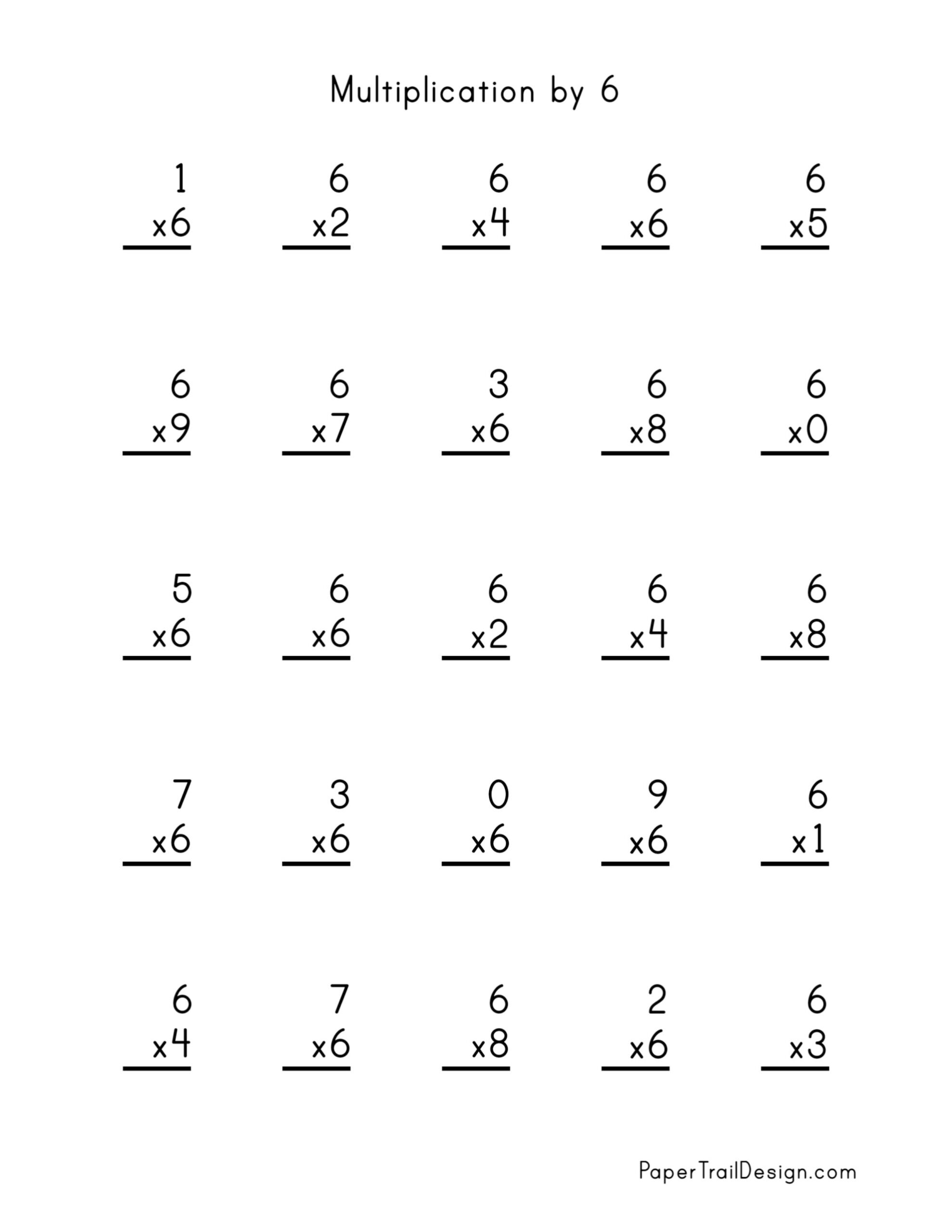 Free Multiplication Worksheets 1 12 Paper Trail Design Multiplication Worksheets K12 Math Worksheets