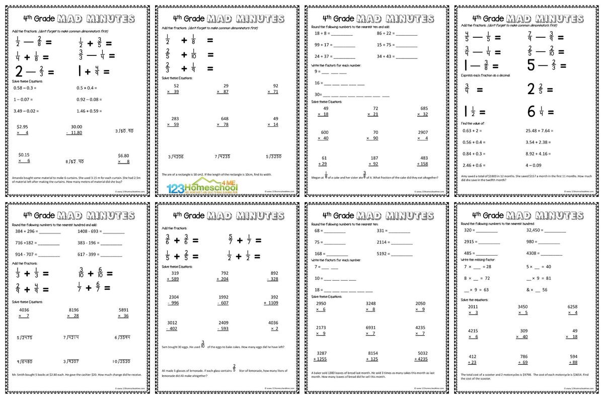 Math Worksheets Superstar Worksheets