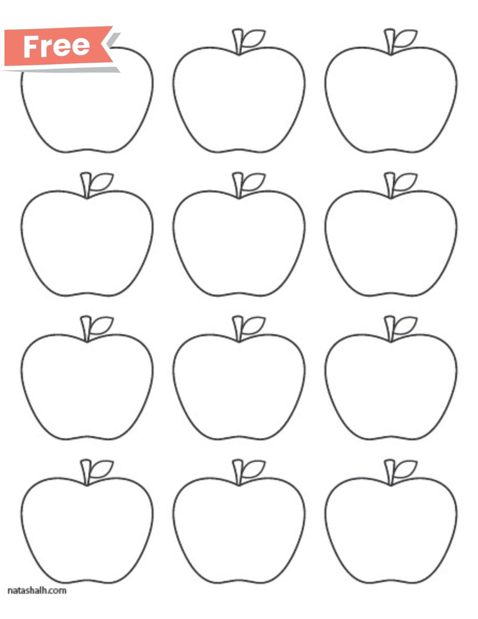 Free Printable Apple Templates The Artisan Life Free Printable Apple Templates The Artisan Life