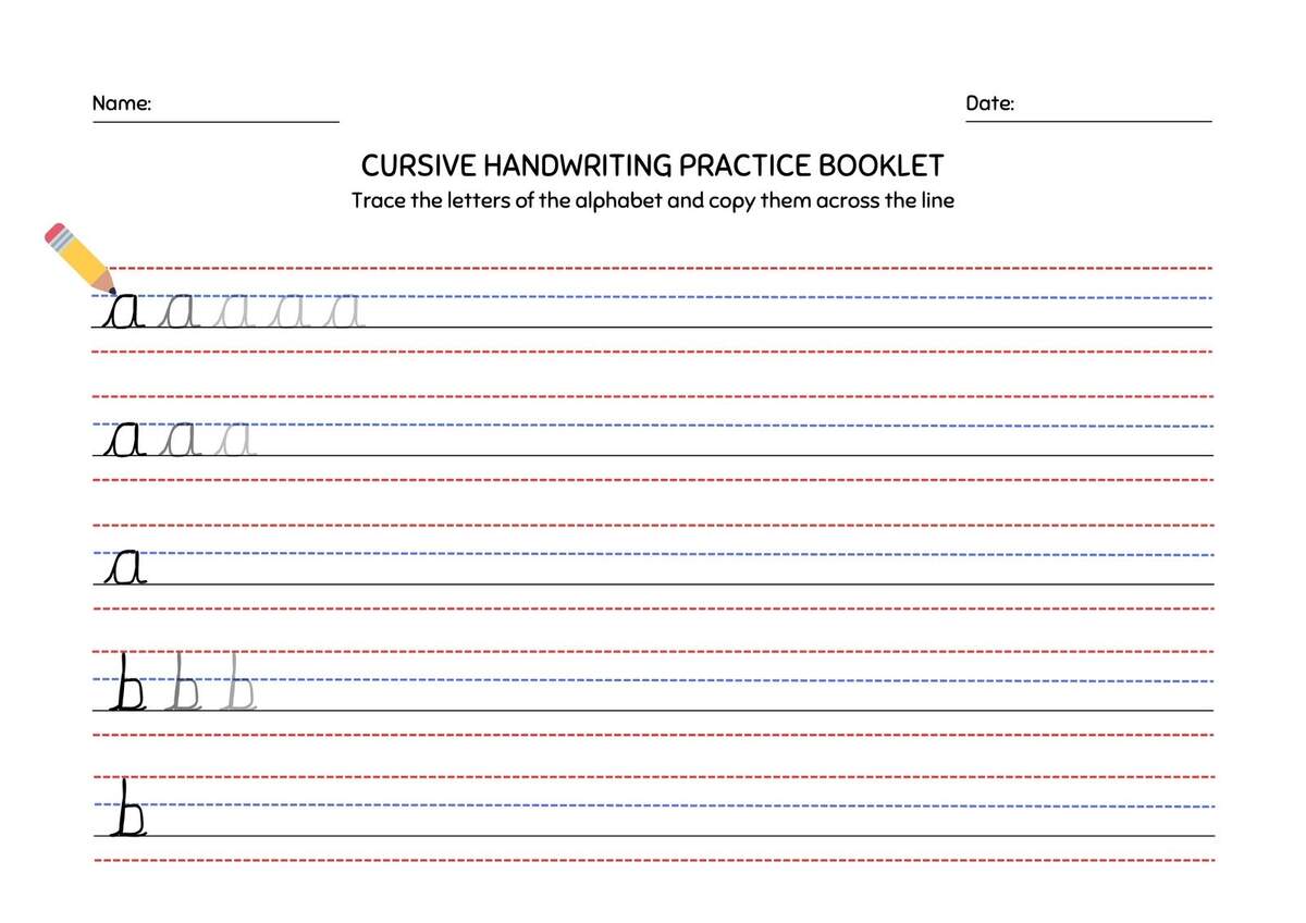 Free Printable Cursive Writing Worksheet Templates Canva Free Printable Cursive Writing Worksheet Templates Canva
