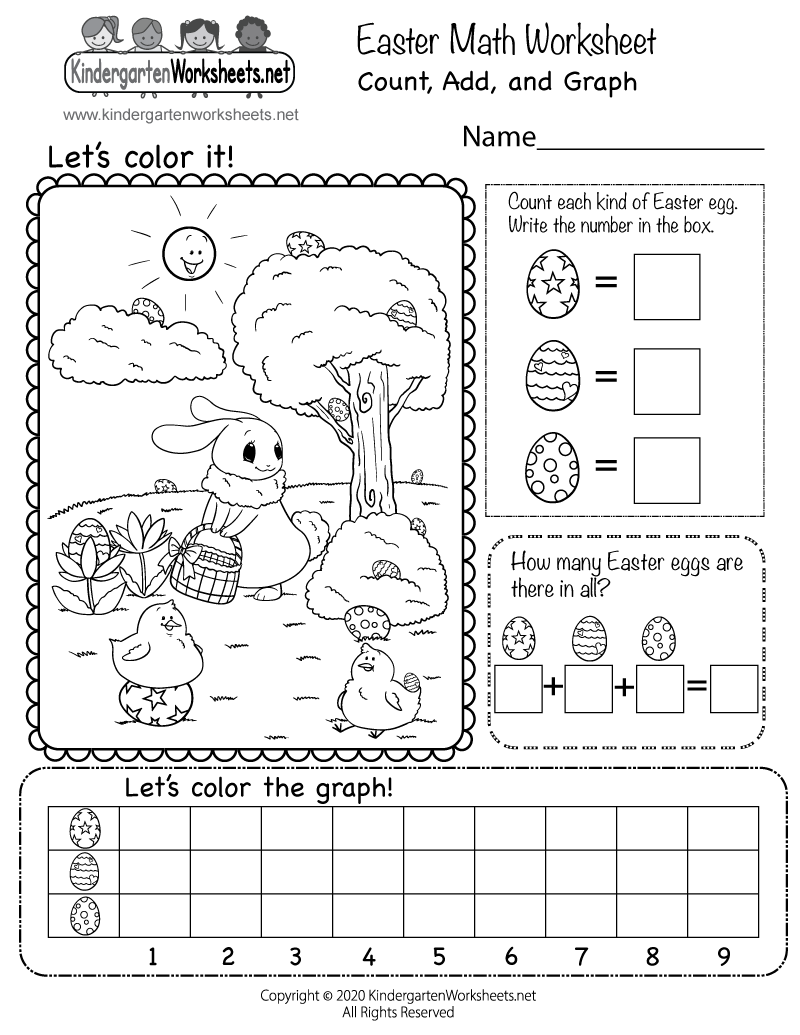 Free Printable Easter Math Worksheet Easter Subtraction Worksheet Free Printable Digital PDF