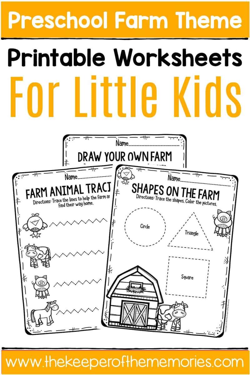 Free Printable Farm Preschool Worksheets The Keeper Of The Memories Free Printable Farm Preschool Worksheets The Keeper Of The Memories