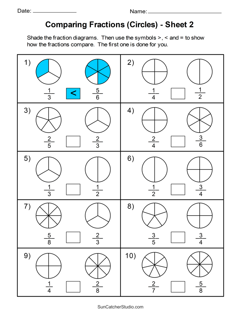 Free Printable Fractions Worksheets Comparing Identifying Free Printables Lettering SVG Files Tools Apps Free Printable Fractions Worksheets Comparing Identifying Free Printables Lettering SVG Files Tools Apps