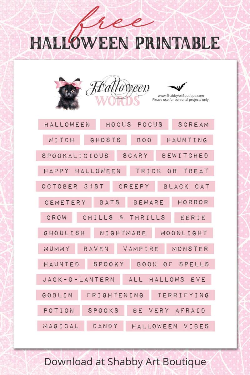 Halloween Vocabulary ESL Worksheet By Anna P