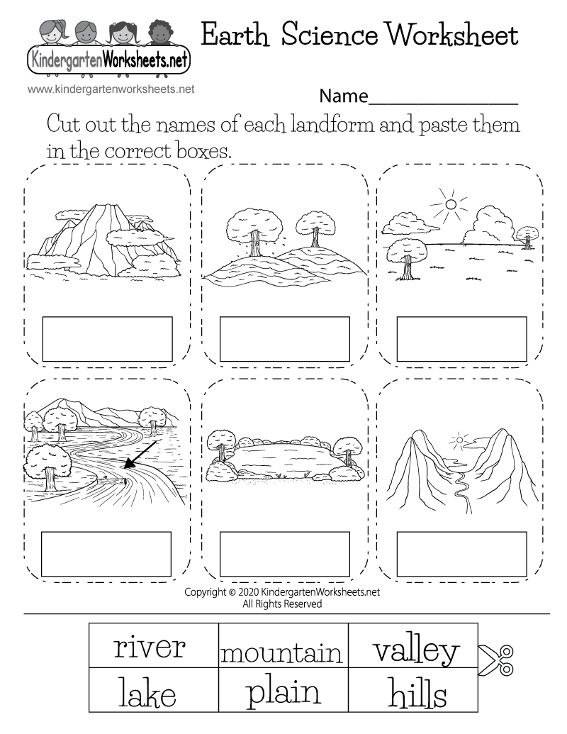 Free Printable Landforms Earth Science Worksheet Parts Of A Flower Worksheet Free Printable Digital PDF