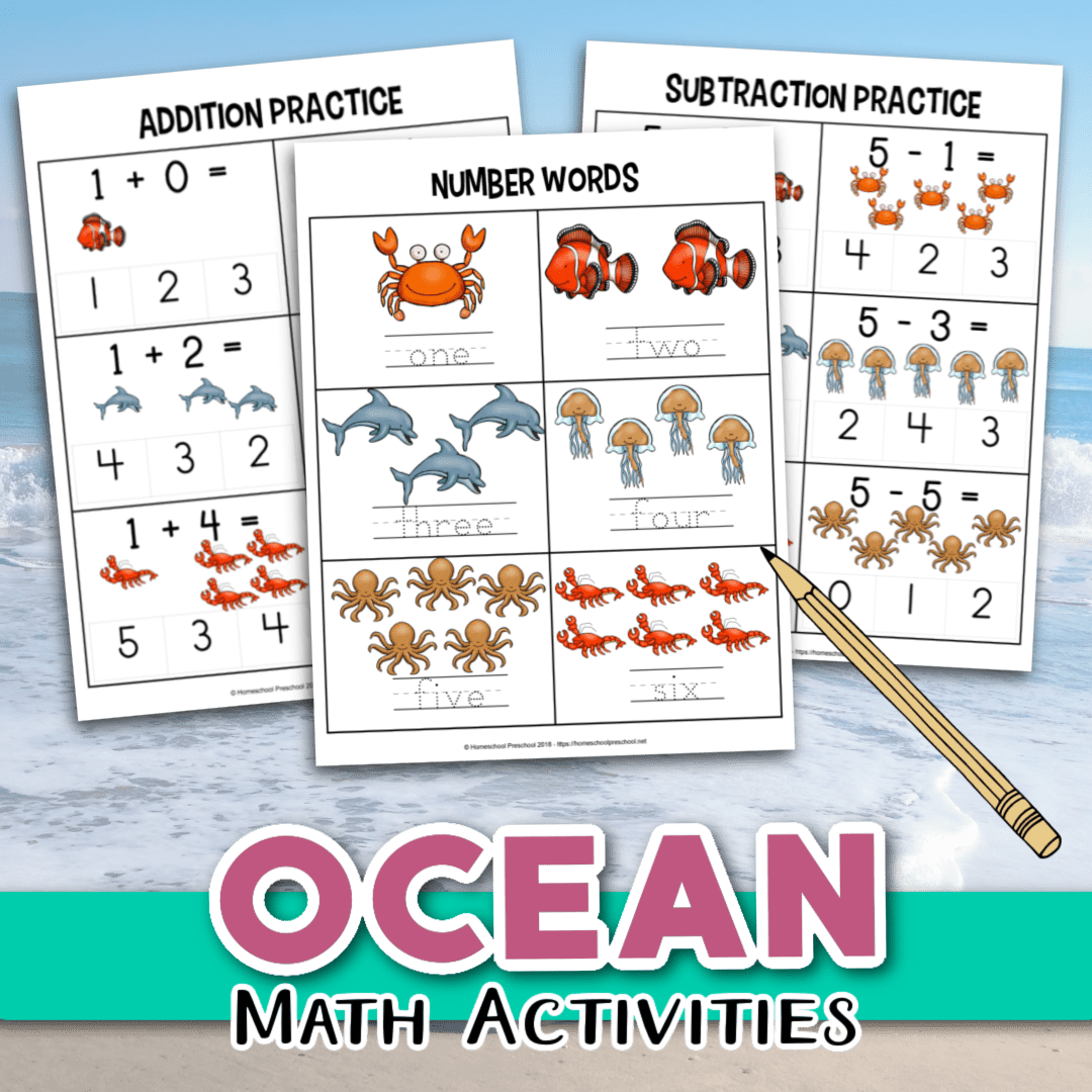 Free Printable Preschool Ocean Worksheets