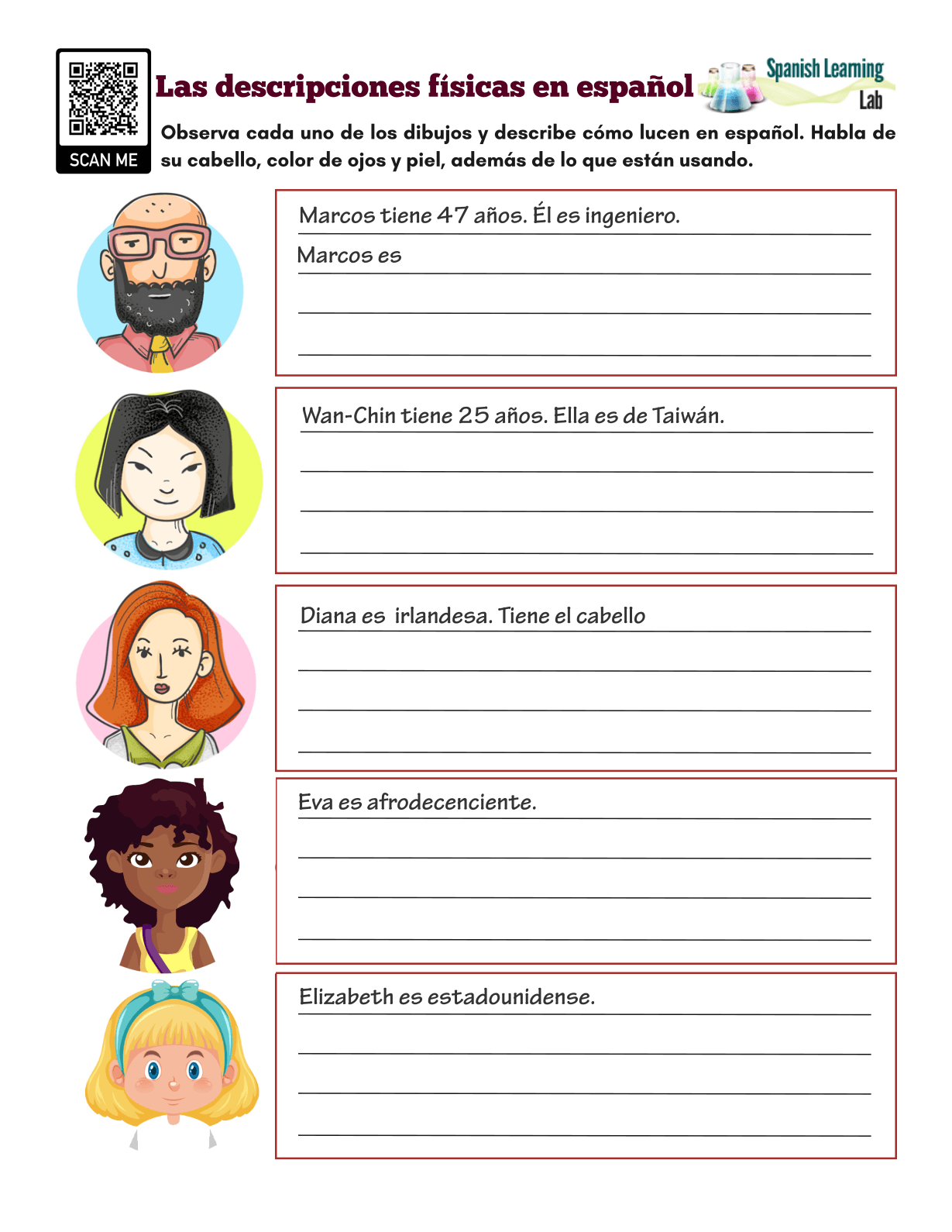 FREE Printable Spanish Colors Worksheet For Kindergarten Worksheets Library