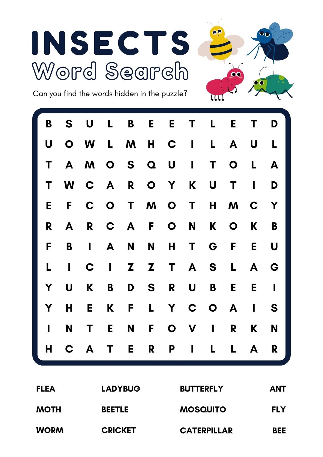 Free Printable Word Search Worksheet Templates Canva Free Printable Word Search Worksheet Templates Canva