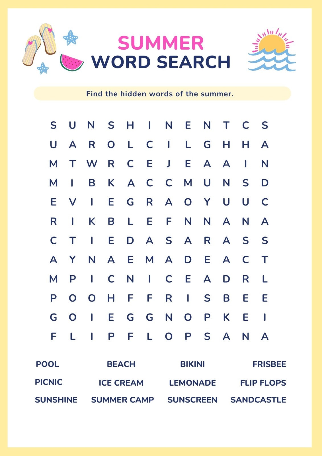 Free Printable Word Search Worksheet Templates Canva Free Printable Word Search Worksheet Templates Canva