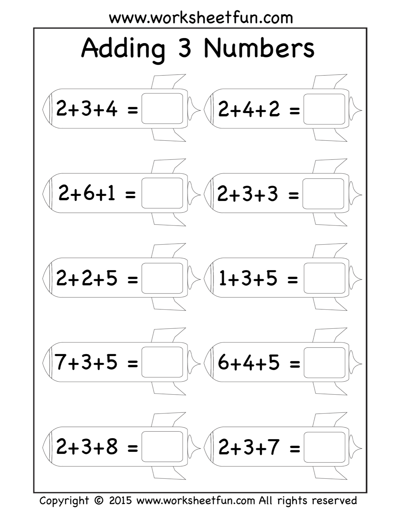 3 Digits Addition With 3 Addends With Without Regrouping Worksheets Math Problems Teaching Resources