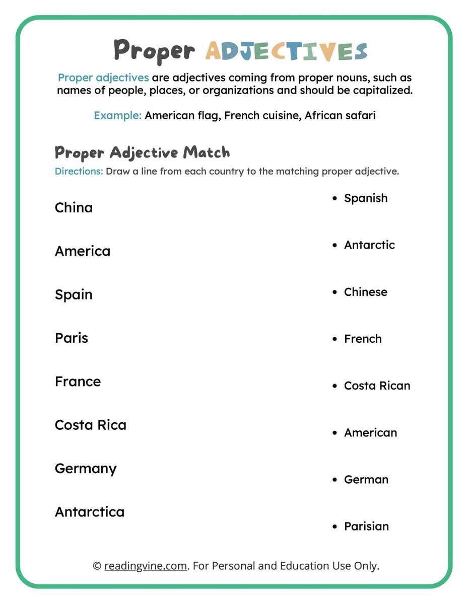 Free Proper Adjectives Worksheet Download Free Proper Adjectives Worksheet Png Images Free Worksheets On Clipart Library Free Proper Adjectives Worksheet Download Free Proper Adjectives Worksheet Png Images Free Worksheets On Clipart Library
