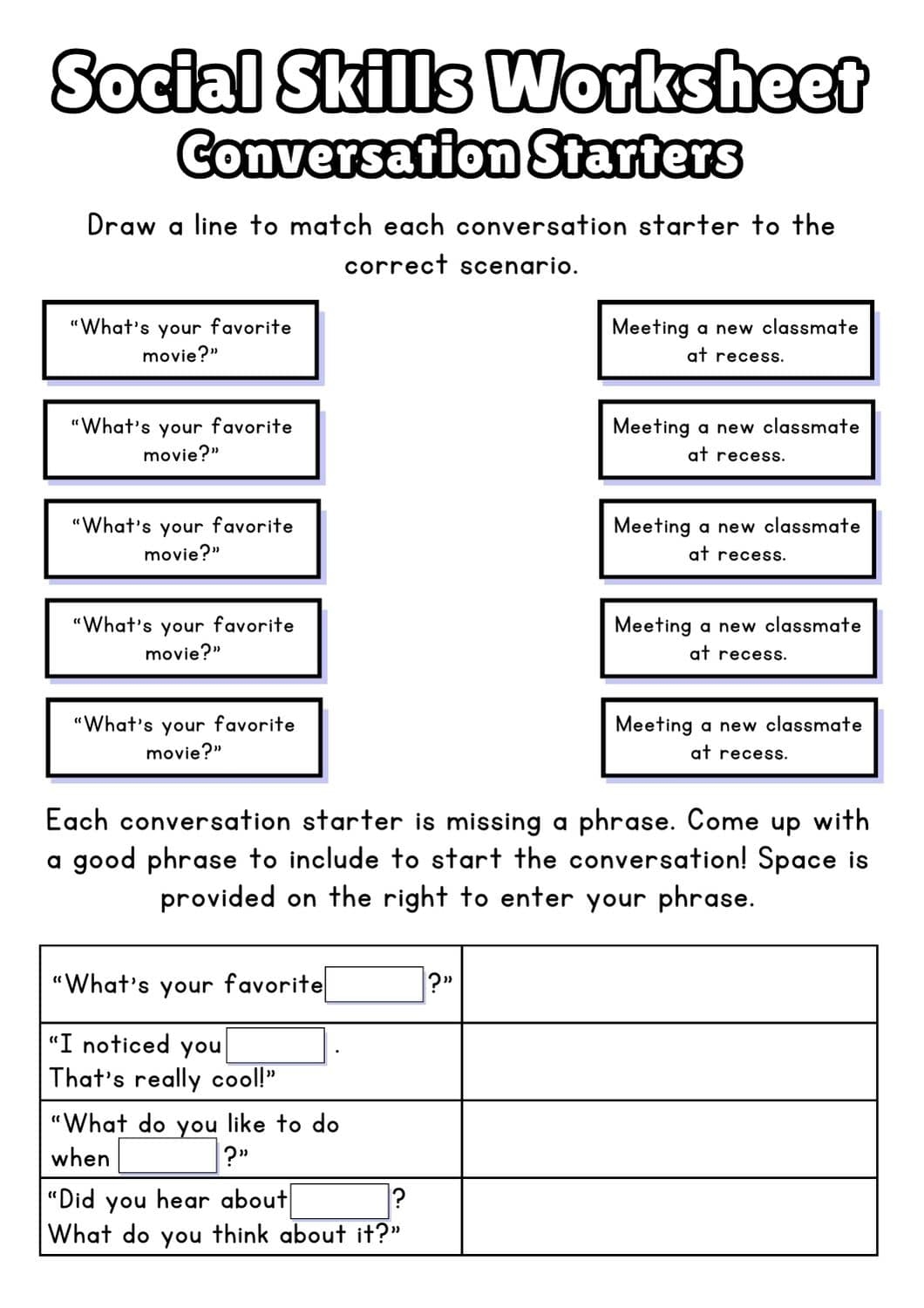 Free Social Skills Worksheets 2026 10 Free Printable Social Stories For Kids
