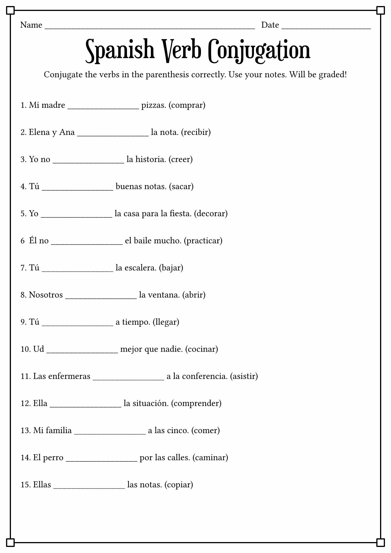 Free Spanish Verb Conjugation Worksheet Download Free Spanish Verb Conjugation Worksheet Png Images Free Worksheets On Clipart Library Free Spanish Verb Conjugation Worksheet Download Free Spanish Verb Conjugation Worksheet Png Images Free Worksheets On Clipart Library