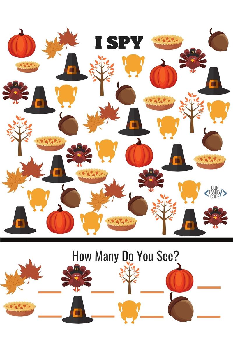 Free Thanksgiving Activity Worksheets For Kids Our Family Code Free Thanksgiving Activity Worksheets For Kids Our Family Code