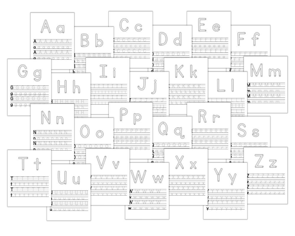 Free Uppercase Lowercase Letter Worksheets The Craft at Home Family