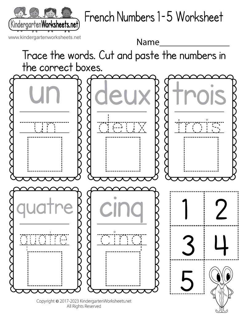 French Numbers Worksheet Free Printable Digital PDF Learn The French Language Worksheet Free Printable Digital PDF