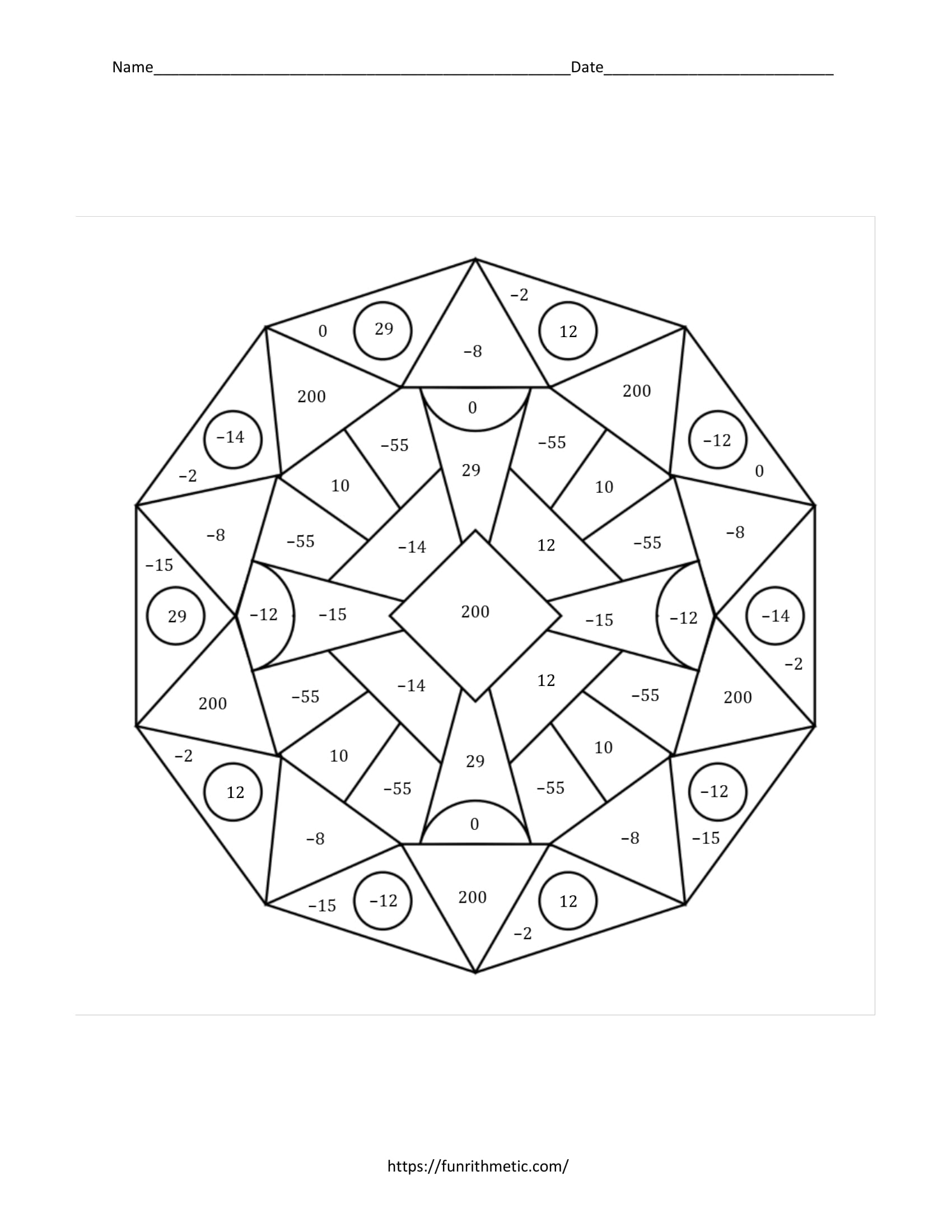 Fun Algebra Coloring Sheets For Learning Math Concepts