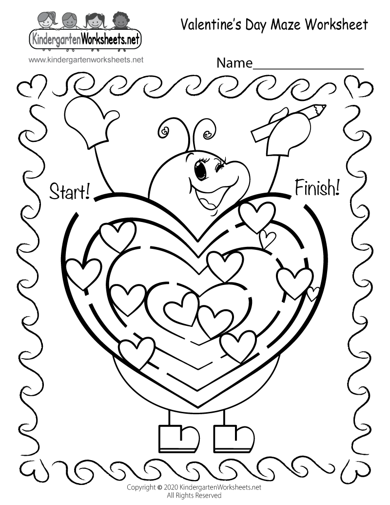 Spend Valentine S Day With Fun Educational Worksheets