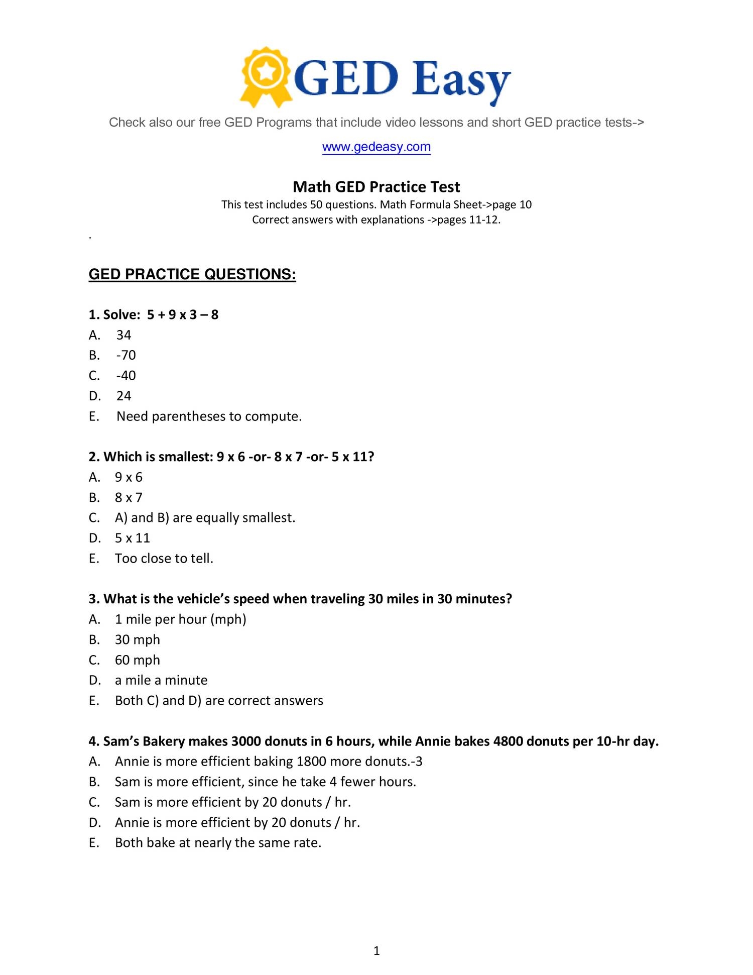 GED Study Guides Resources And Practice Tests Best Ed Lessons Worksheets Library GED Study Guides Resources And Practice Tests Best Ed Lessons Worksheets Library