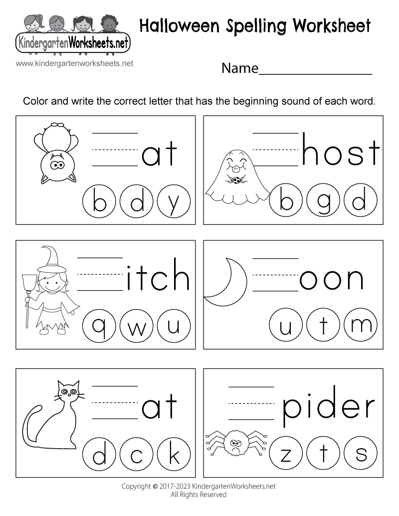 Free Printable Halloween Worksheet Templates To Edit Canva