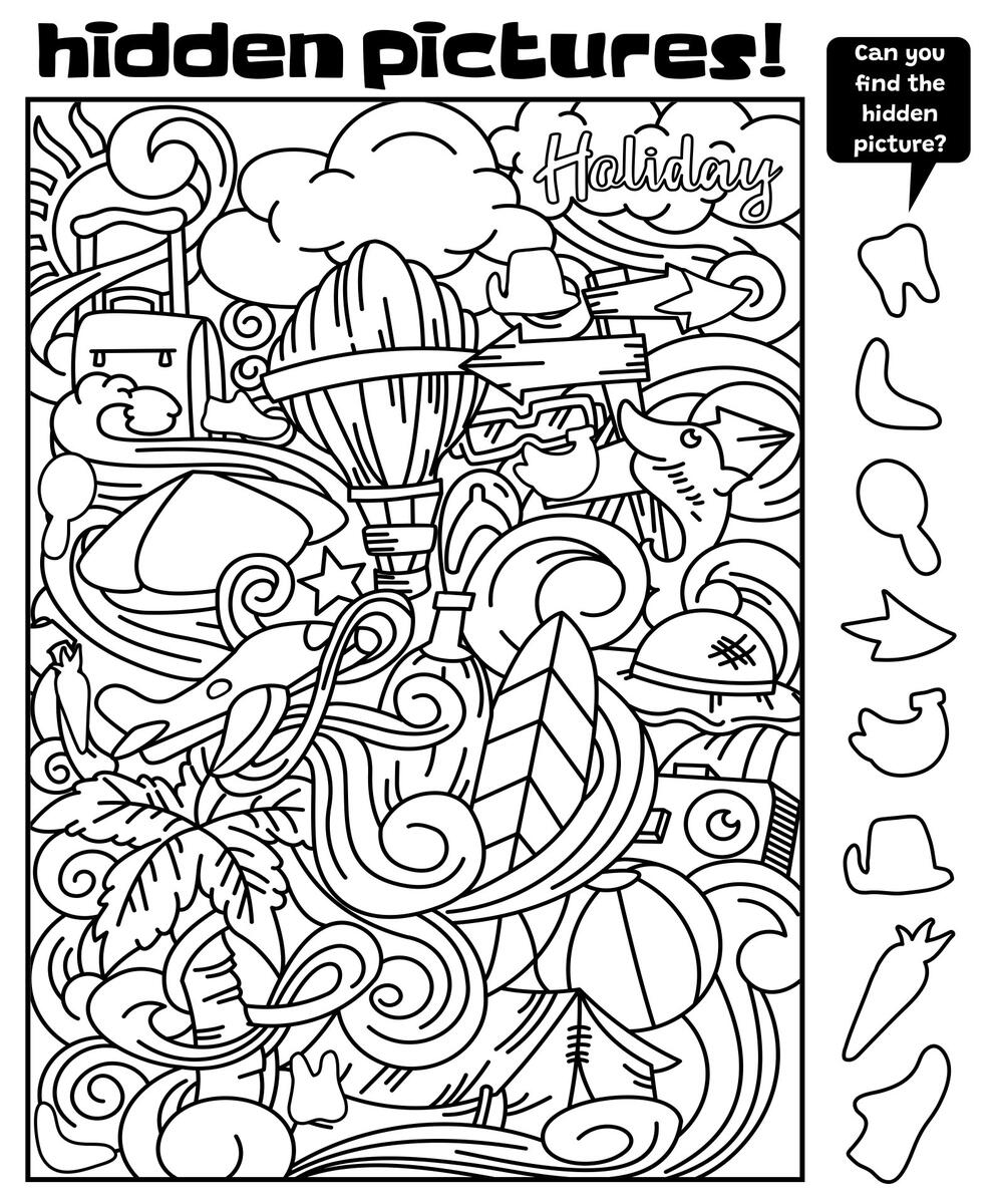 Hidden Object 20 Free PDF Printables Printablee Hidden Object 20 Free PDF Printables Printablee