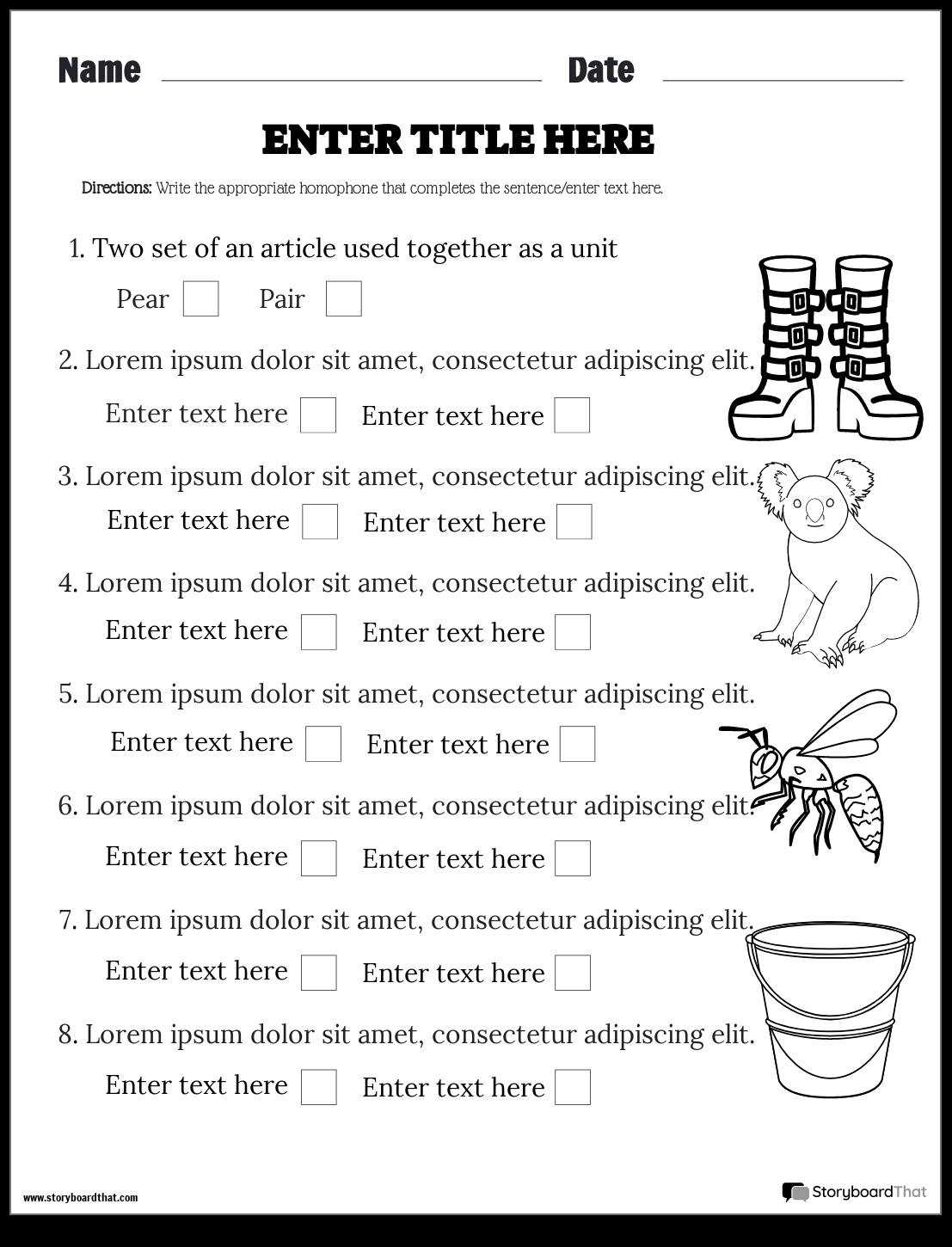 Grade 2 Homophones Worksheet Worksheets Library