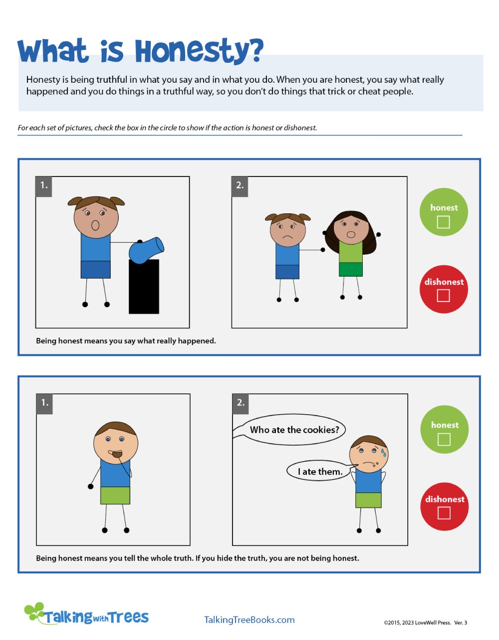 Honesty Worksheets And Teaching Resources Honesty Worksheets