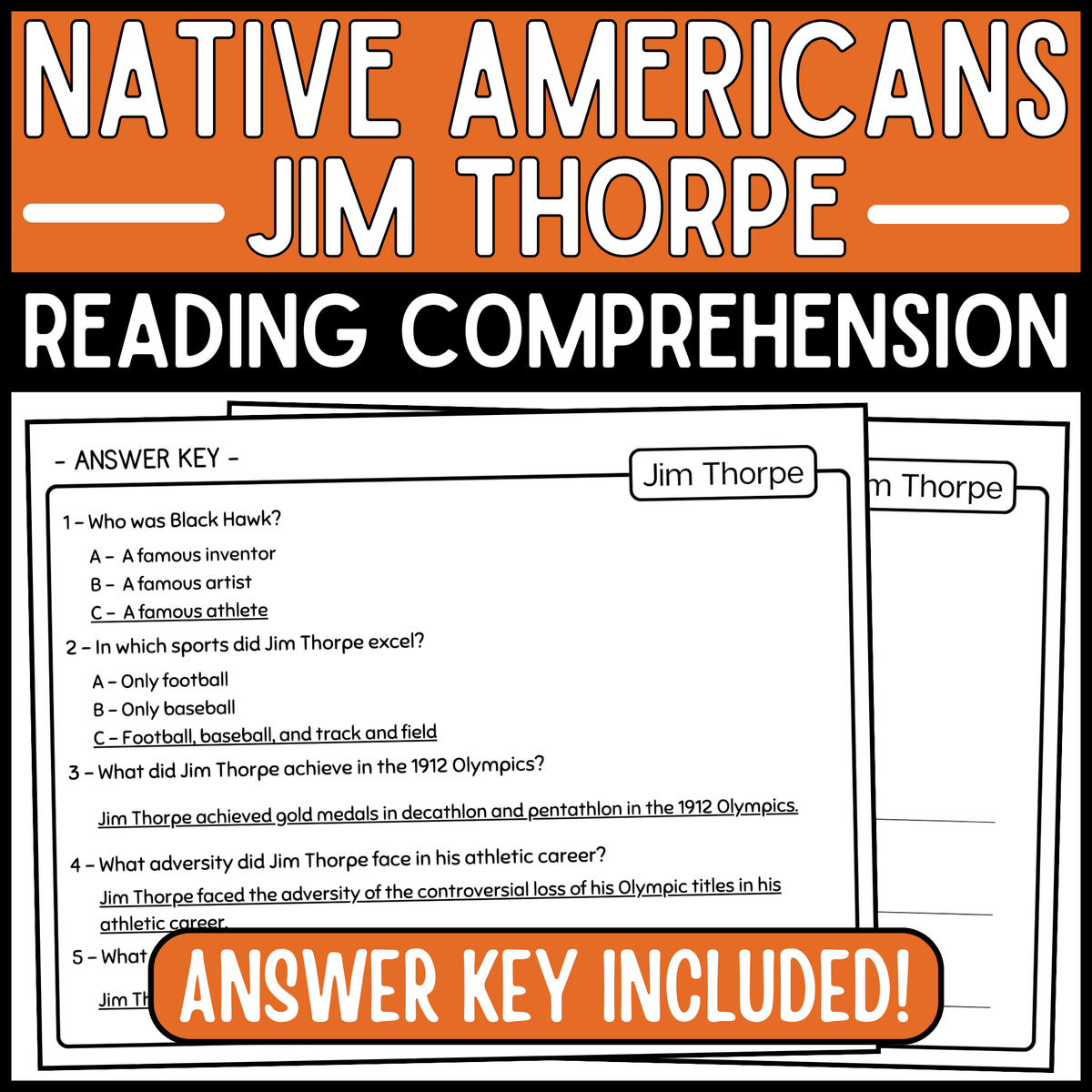 Jim Thorpe S Bright Path Reading St Made By Teachers