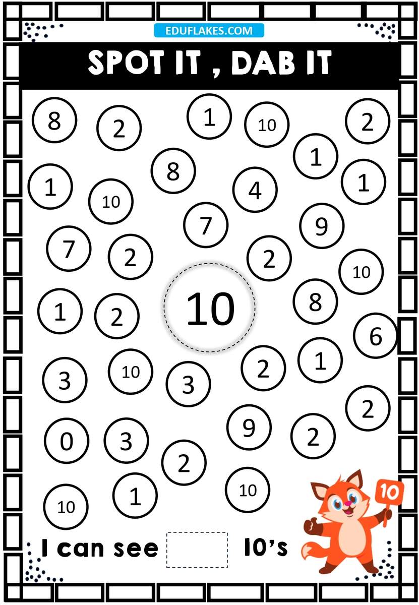 Printable Number Sense Worksheets PDF Free Download