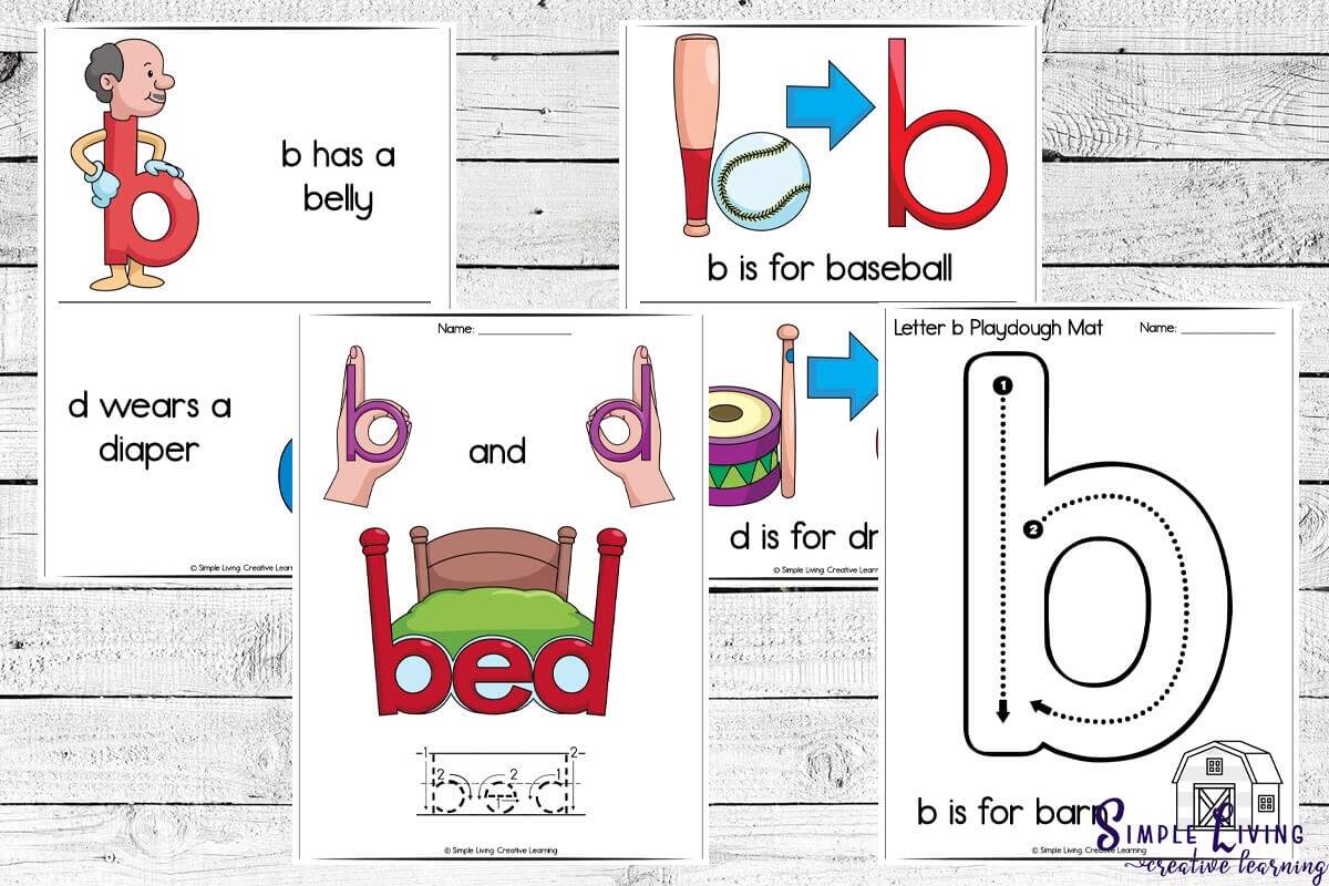 Letter B And D Reversal Printables Simple Living Creative Learning Letter B And D Reversal Printables Simple Living Creative Learning