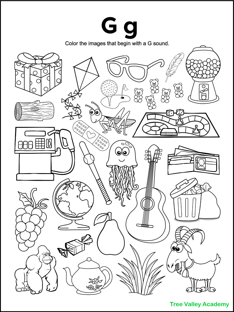 Letter G Preschool Printables Preschool Mom