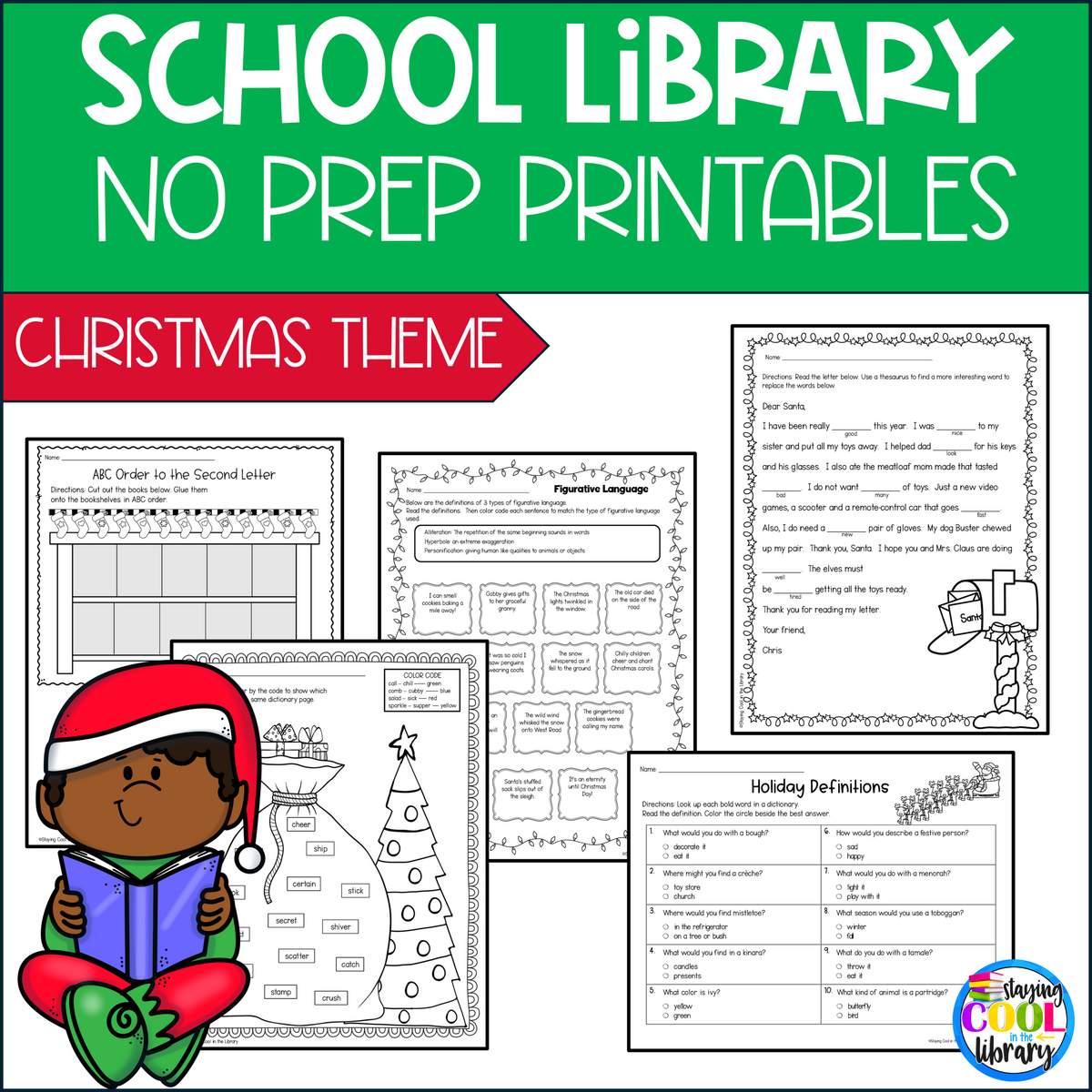Library No Prep Printables Bundle Library Skills Library No Prep Printables Bundle Library Skills