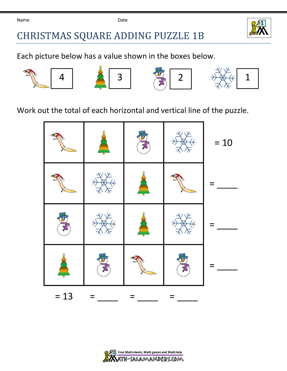 Math Christmas Worksheets First Grade Worksheets For 1st Grade Christmas Activities 15 Free PDF Printables Printablee
