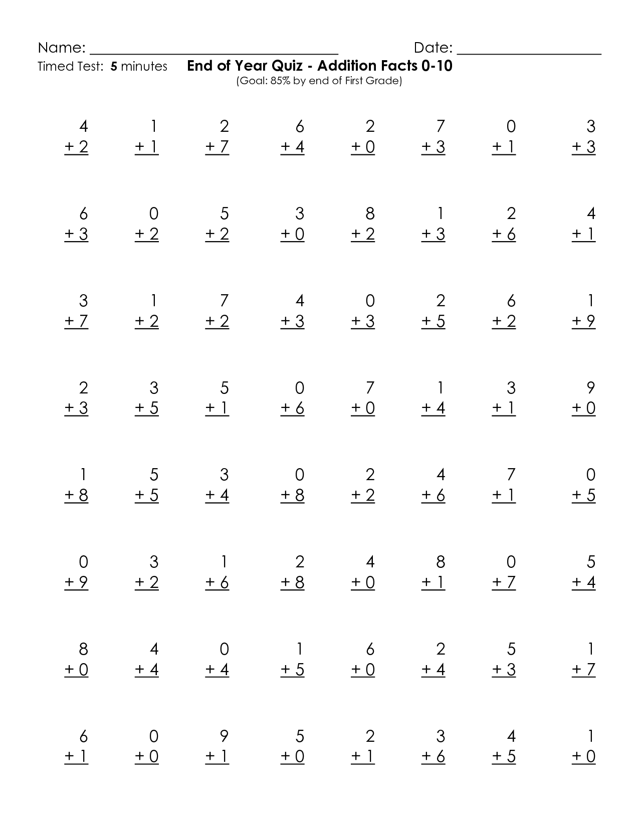 Math Facts 0 10 Addition Fact Family Worksheets Superstar Worksheets