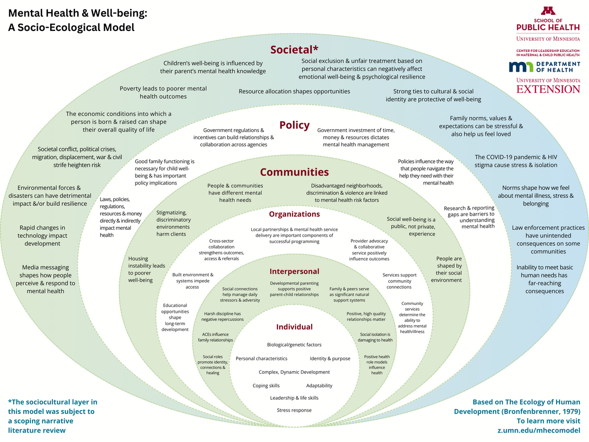 Mental Health And Well being Ecological Model Leadership Education In Maternal Child Public Health