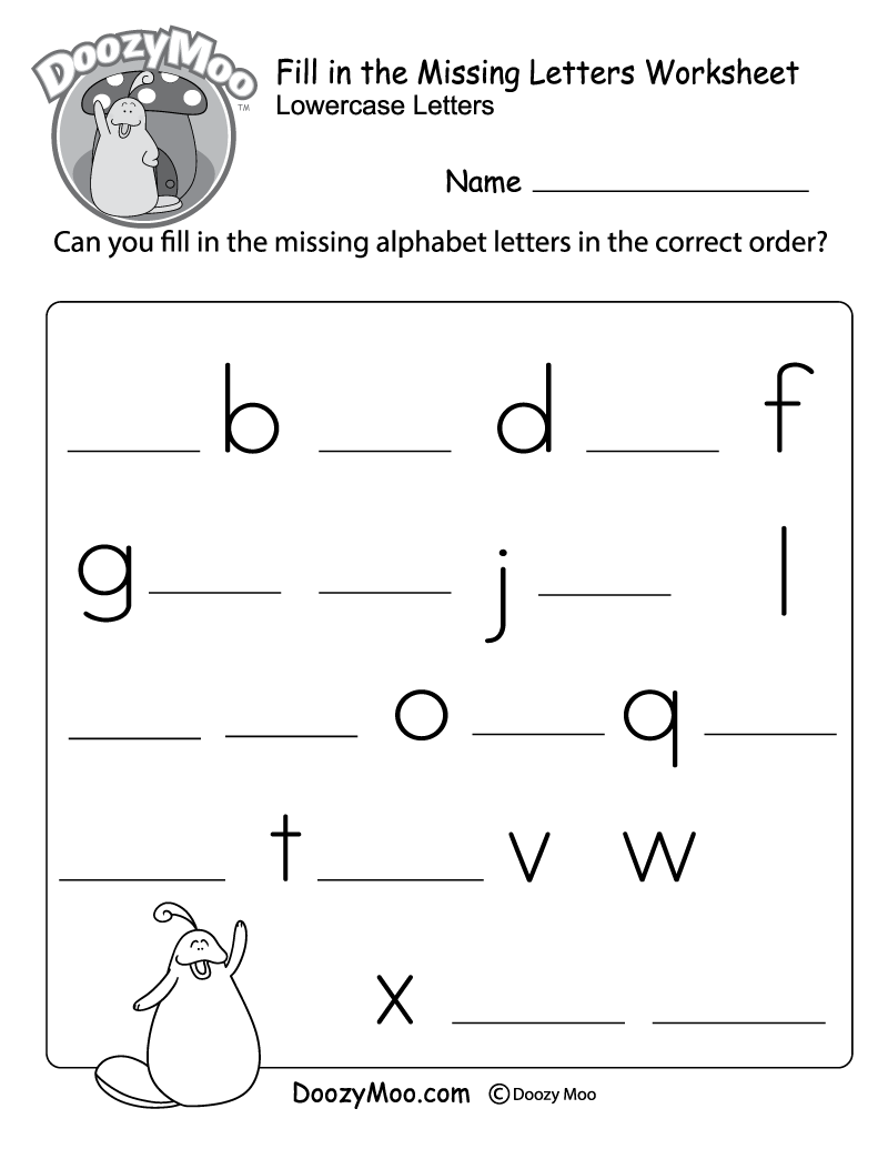 Missing Letter Worksheets Free Printables Doozy Moo Missing Letter Worksheets Free Printables Doozy Moo