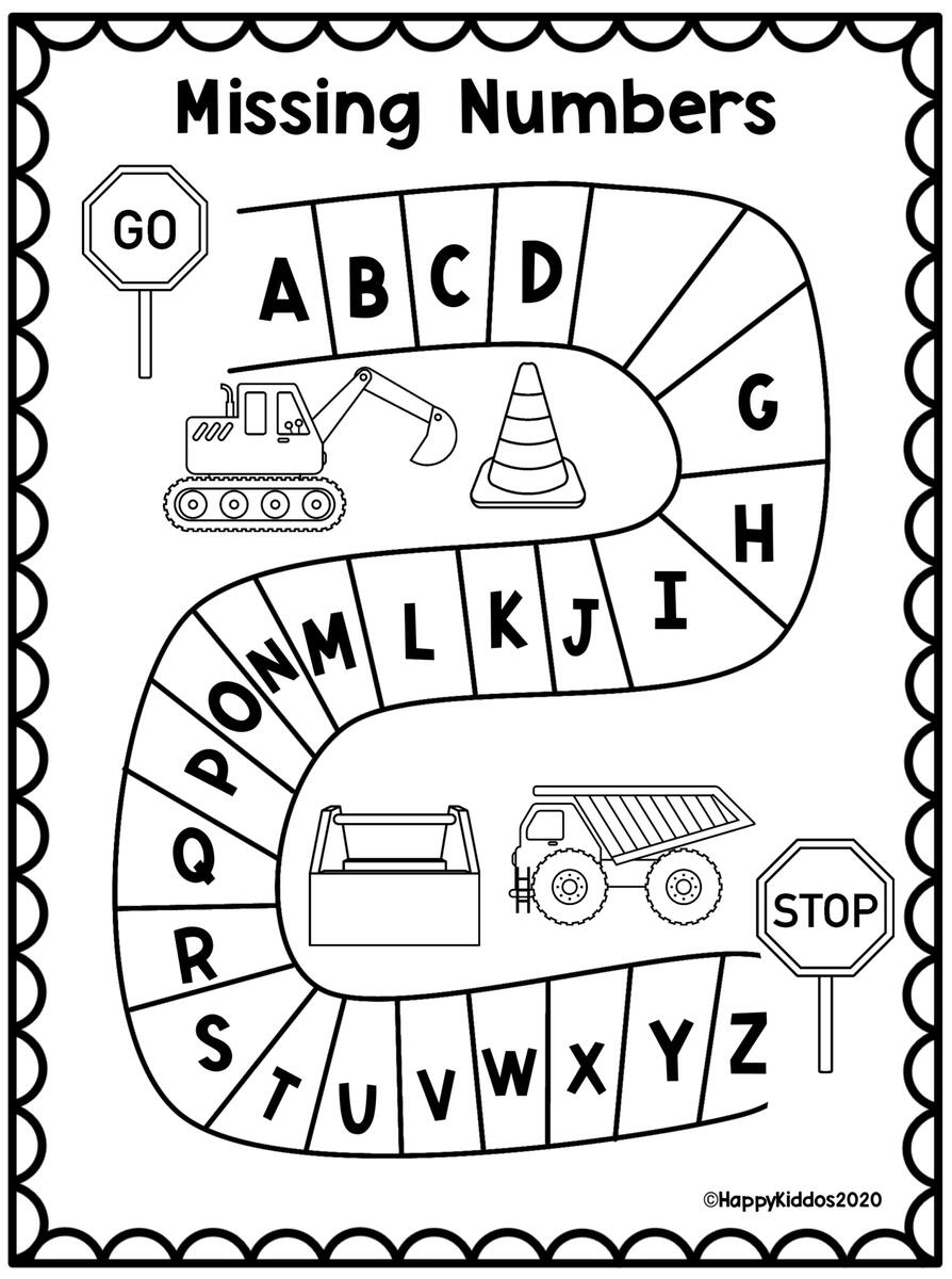 Alphabet Missing Letter Free Worksheet For Kids SKOOLGO