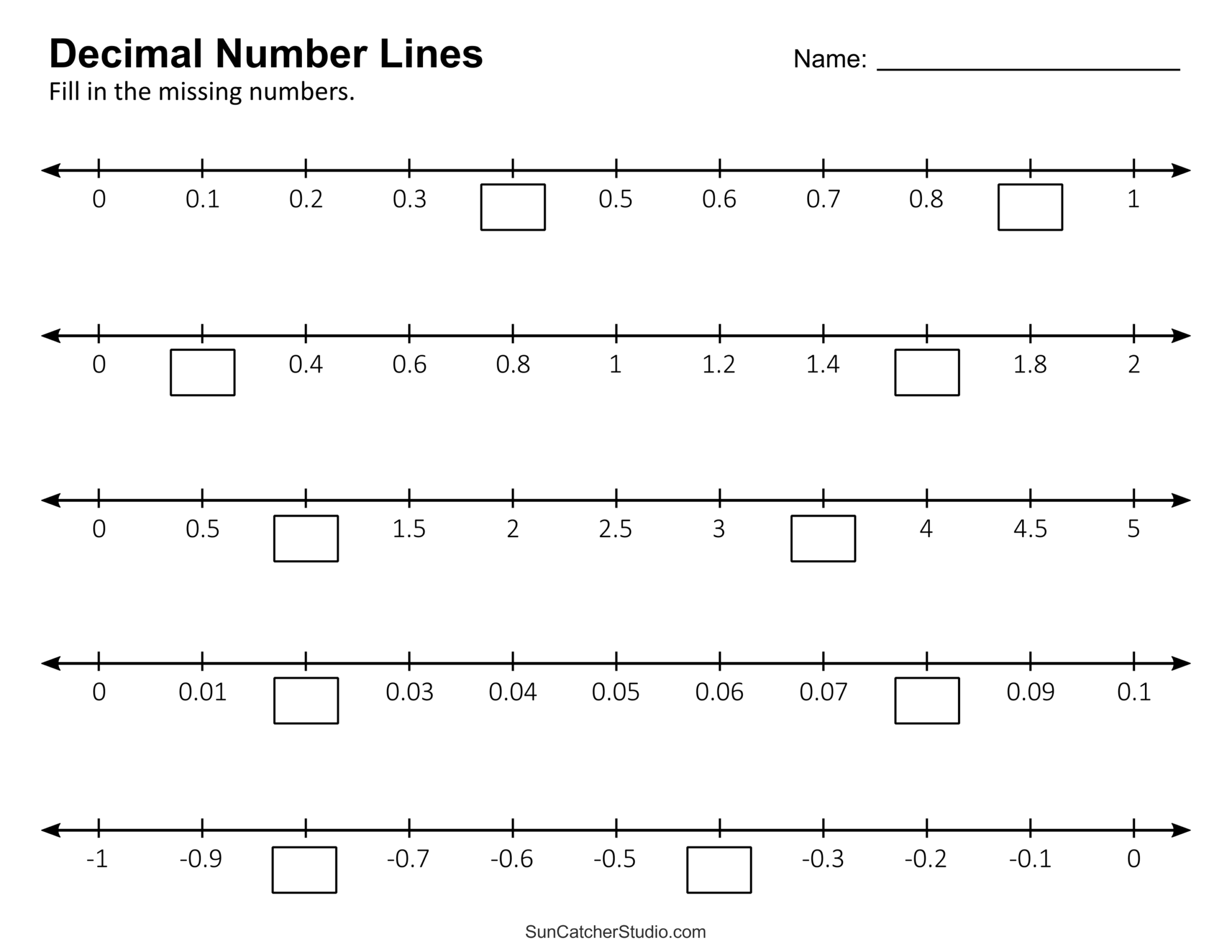 Missing Numbers Worksheets Fill In The Missing Numbers Free Printables Lettering SVG Files Tools Apps Counting By Decimals