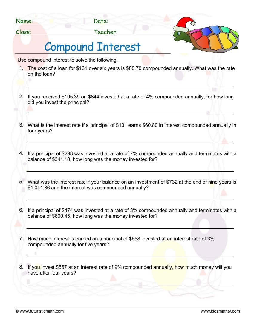 Profit And Loss Activity Worksheets Library