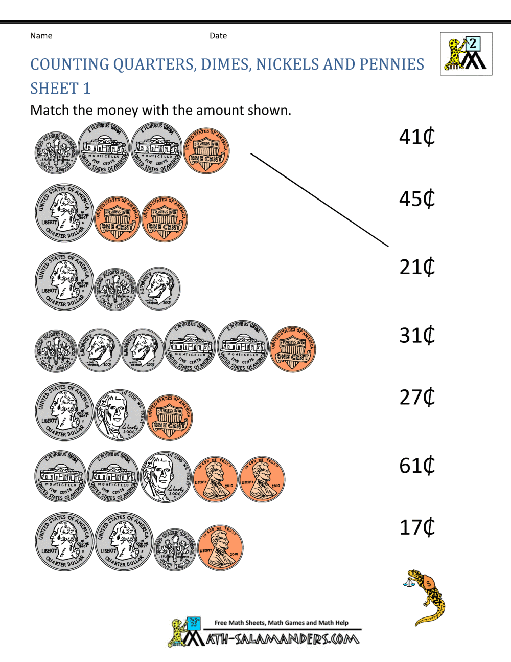 Money Worksheets For 2nd Grade Money Worksheets Free Printables Superstar Worksheets