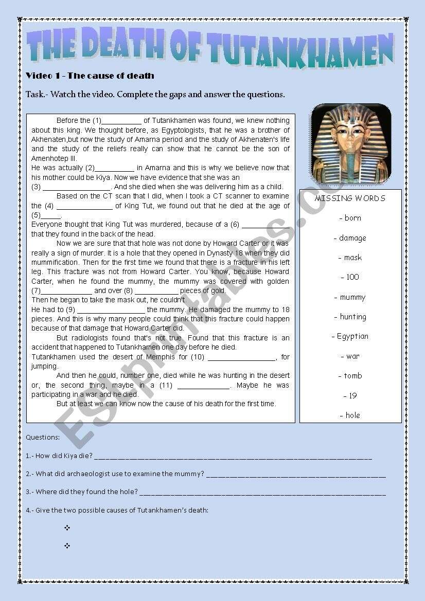 FREE Ancient Egypt Printable Reader For Kids