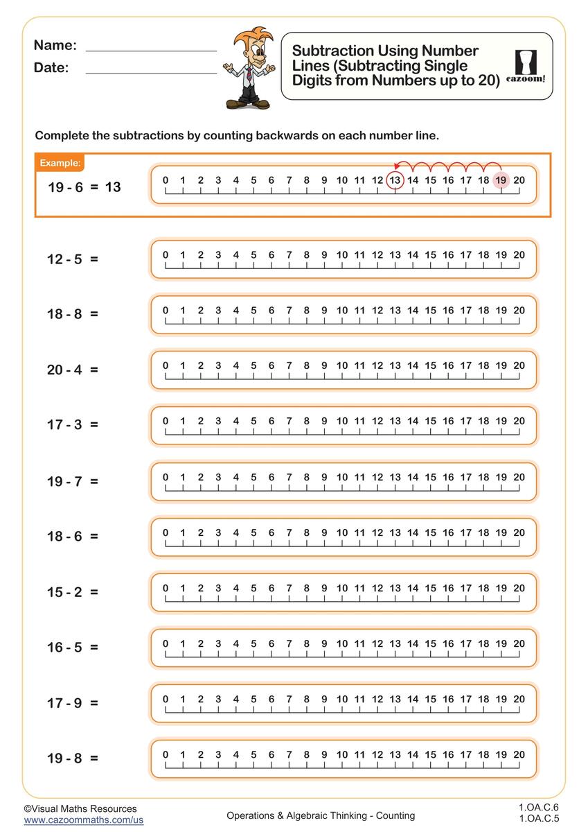 Negative Number Lines From Minus 20 FREE Teaching Resources Cazoom Math Negative Number Lines From Minus 20 FREE Teaching Resources Cazoom Math
