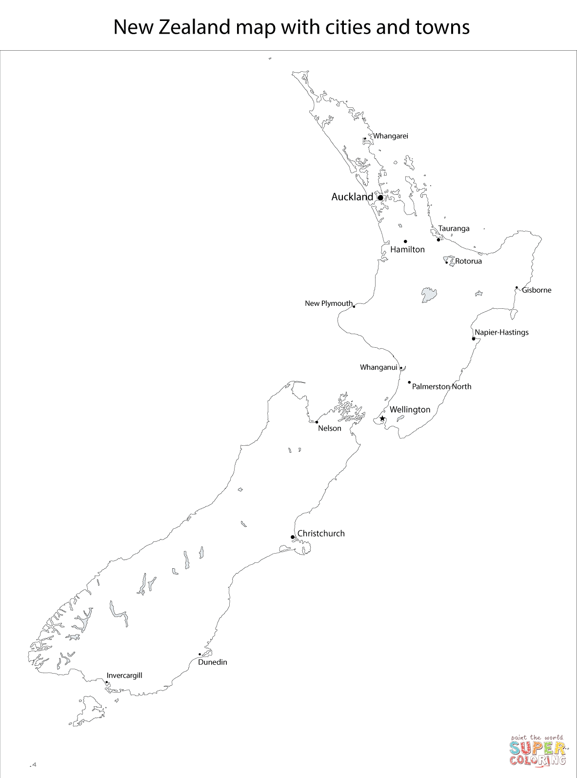 Read Color Learn Country Coloring Pages