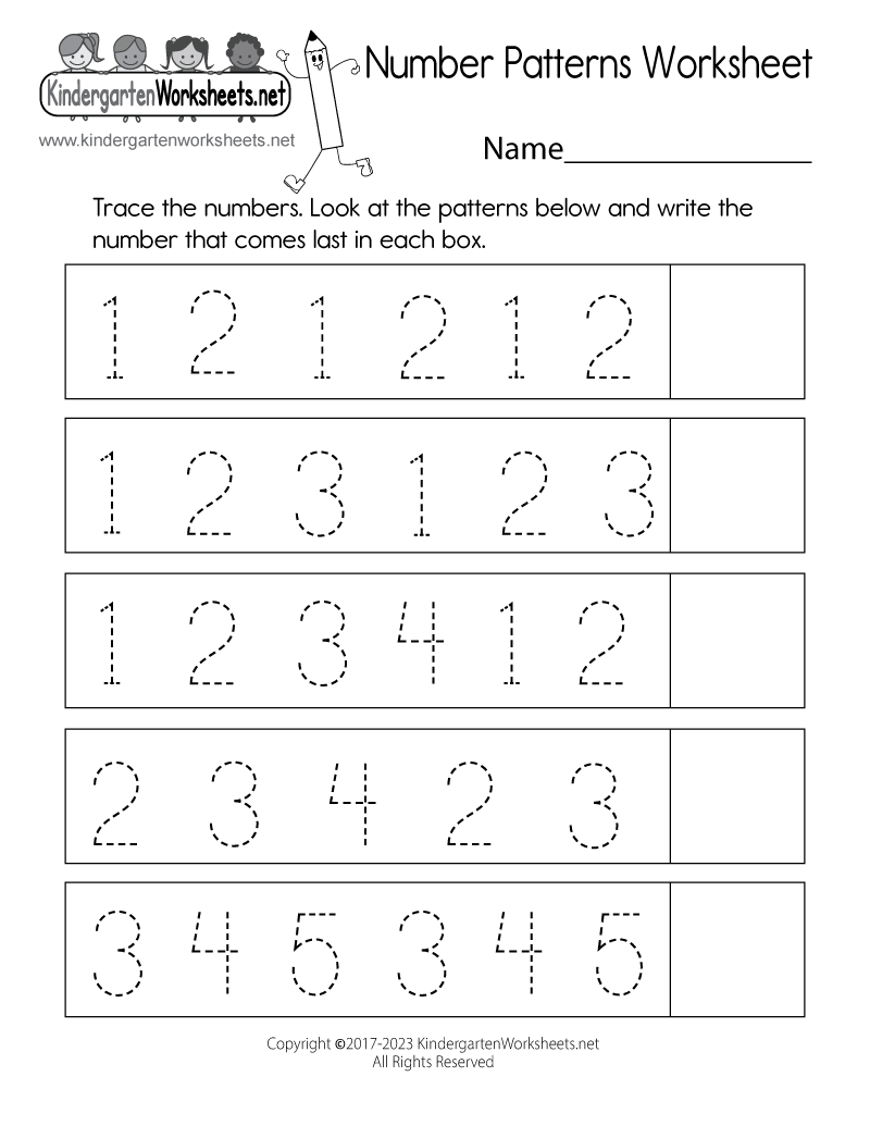 Pattern Worksheets Free Printables By Storyboard That