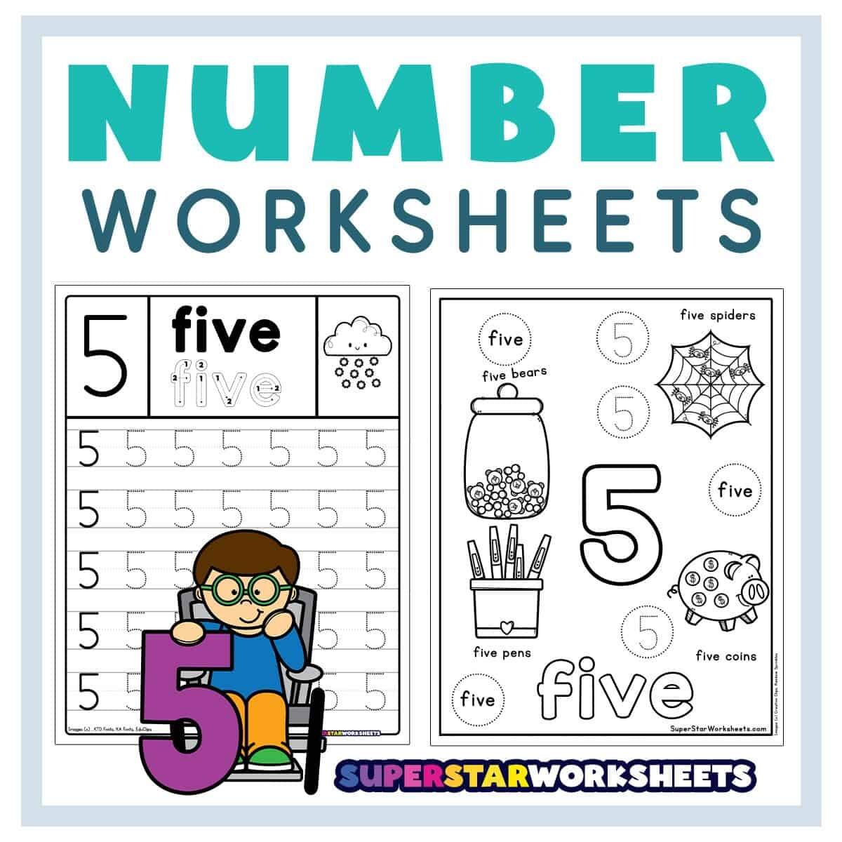 Number Worksheets Superstar Worksheets